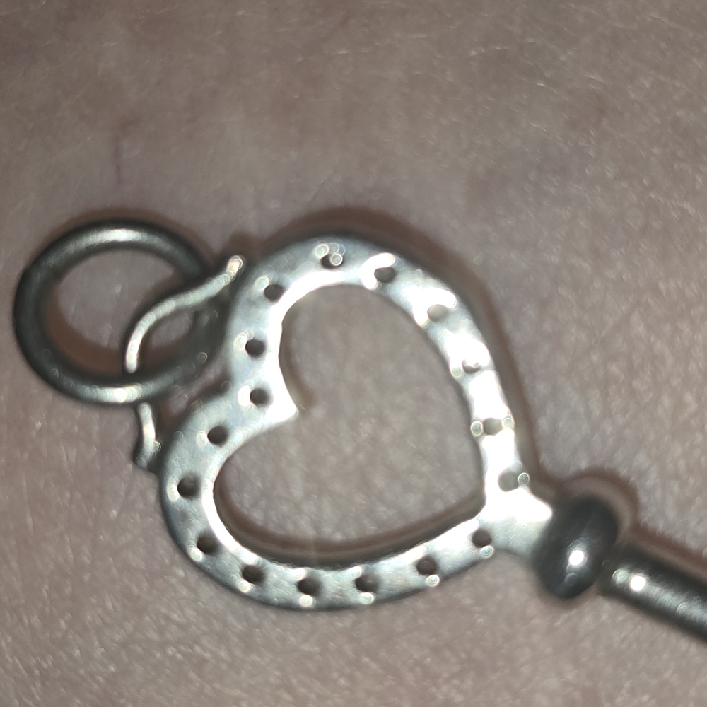 Tiffany & Co. Silver Key Pendant Necklace - Picture 6 of 7